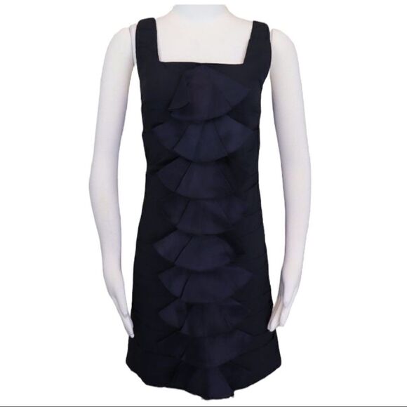 Alice + Olivia Little Black Evening Dress Size 4 - Picture 1 of 10